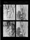 Shriners Parade - Majorettes-Floats-Cars in Parade (4 Negatives) (May 26, 1954) [Sleeve 21, Folder b, Box 4]
